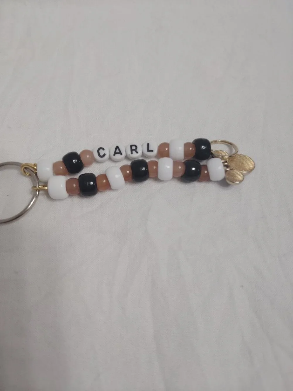 Disney Doorable Squishalot Carl Handmade Beaded  Keychain